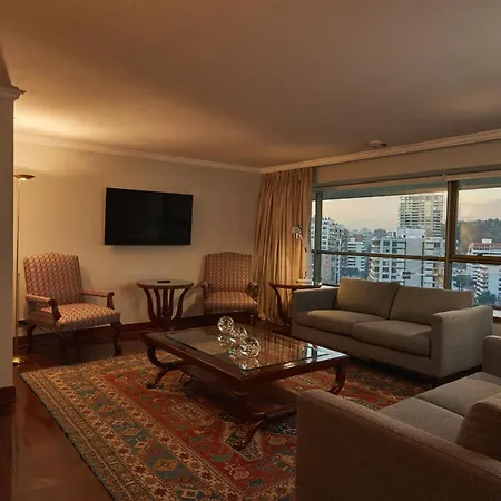 Plaza El Bosque Ebro Hotel Santiago Exterior photo Living room
